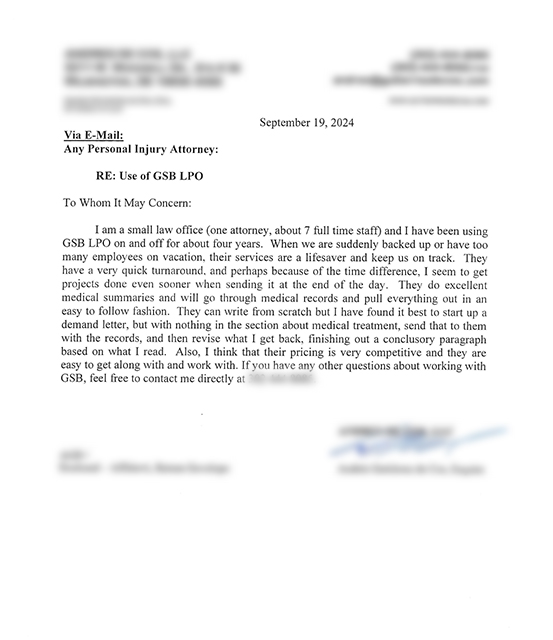 Referral Letter 6